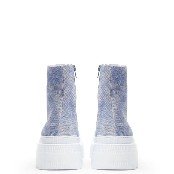 Designer inspired made in Italy 100% cow leather sneakers/ ankle boots 10/ 40 - Picture 6 of 6